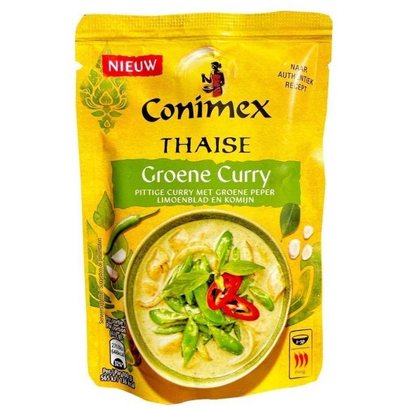 Conimex Thaise Groene Curry Paste / Pasta de Curry Verde 90g Conimex Thaise Groene Curry Paste / Pasta de Curry Verde 90g