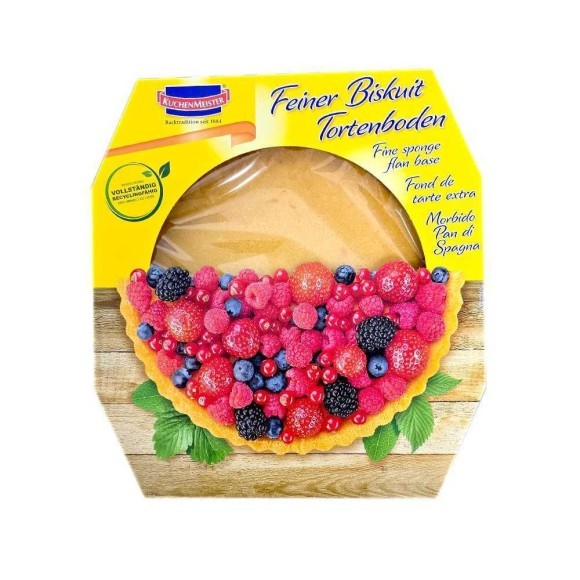 KuchenMeister Feiner Biskuit Tortenboden / Base para Tarta 250g KuchenMeister Feiner Biskuit Tortenboden / Base para Tarta 250g