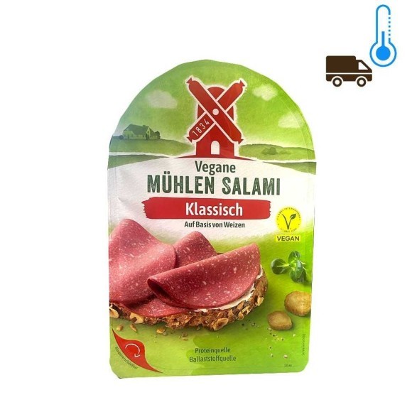 Mühlen Vegane Salami Klassisch / Salami Vegano 80g Mühlen Vegane Salami Klassisch / Salami Vegano 80g