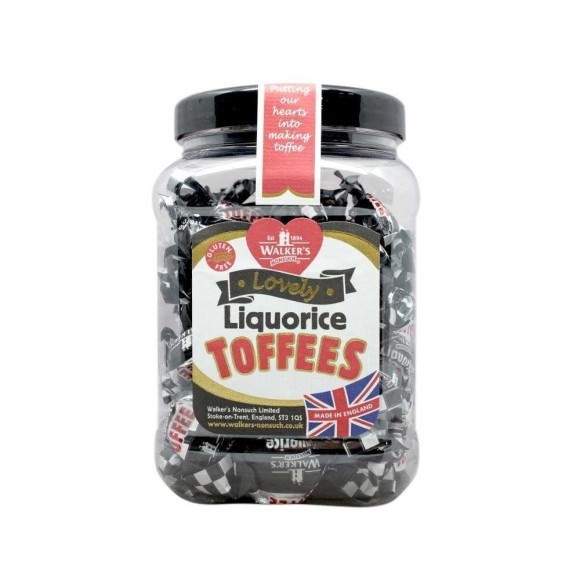 Walker's Lovely Liquorice Toffees 1,250kg Walker's Lovely Liquorice Toffees 1,250kg