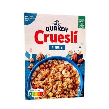 Quaker Cruesli 4 Nuts 450g / Oatmeal with Nuts