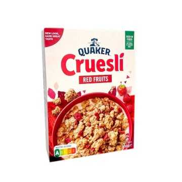 Quaker Cruesli Red Fruits / Avena con Frutos Rojos 450g