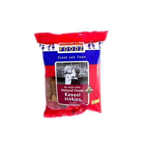 Holland Foodz Kaneel Stokjes / Palitos de Caramelo con Canela 110g Holland Foodz Kaneel Stokjes / Palitos de Caramelo con Canela 110g