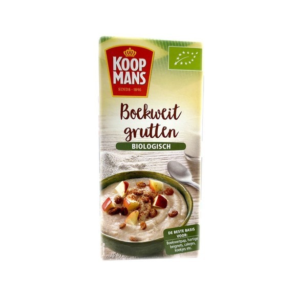 Koopmans Biologisch Boekweitmeel Grutten / Buckwheat Flour 400g Koopmans Biologisch Boekweitmeel Grutten / Buckwheat Flour 400g