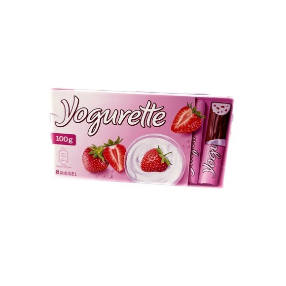 Ferrero Yogurette / Chocolatinas de Yogur y Fresa 100g Ferrero Yogurette / Chocolatinas de Yogur y Fresa 100g