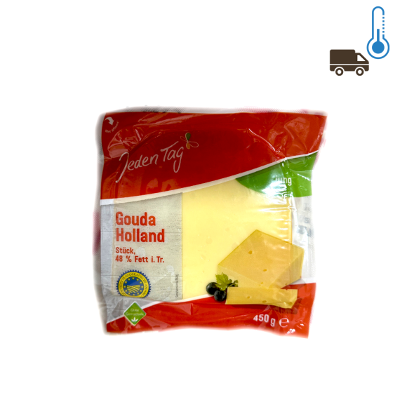 Jeden Tag Gouda Holland 48% 450g/ Gouda Cheese Jeden Tag Gouda Holland 48% 450g/ Gouda Cheese