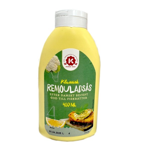 K-Salat Klassisk Remouladsås / Mayonesa con Hierbas 400ml K-Salat Klassisk Remouladsås / Mayonesa con Hierbas 400ml