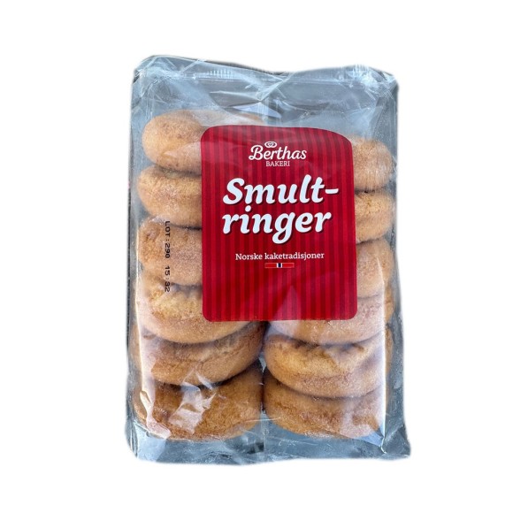 Berthas Bakeverket Smultringer / Rosquillas con Azúcar 440g Berthas Bakeverket Smultringer / Rosquillas con Azúcar 440g