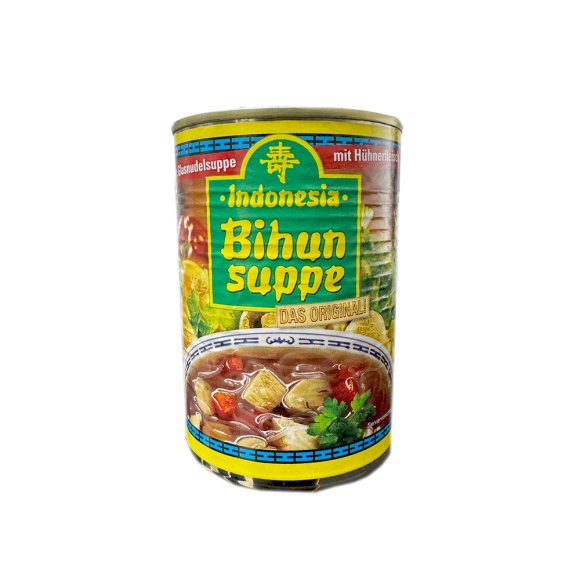 Indonesia Bihun Suppe mit Glasnudeln & Hühnerfleisch 390ml / Indonesia Bihun Soup with Noodles & Chicken Indonesia Bihun Suppe mit Glasnudeln & Hühnerfleisch 390ml / Indonesia Bihun Soup with Noodles & Chicken