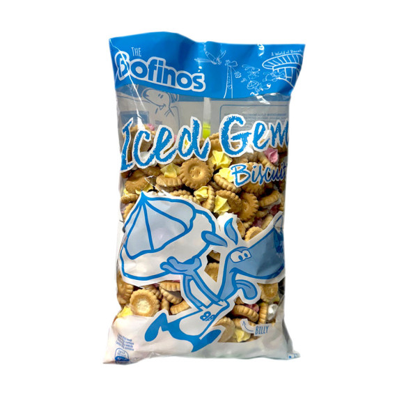 The Bofinos Iced Gem Biscuits 500g The Bofinos Iced Gem Biscuits 500g