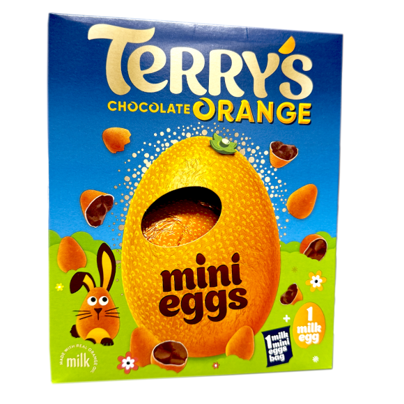 Terry’s Milk Chocolate Orange Egg + Mini Eggs 200g Terry’s Milk Chocolate Orange Egg + Mini Eggs 200g