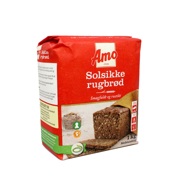 Amo Solsikke Rugbrød / Harina de Centeno con Semillas de Girasol 1Kg Amo Solsikke Rugbrød / Harina de Centeno con Semillas de Girasol 1Kg