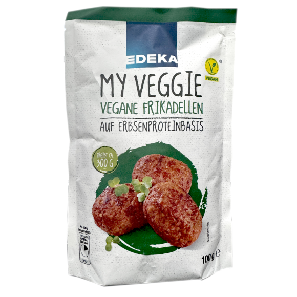 Edeka My Veggie Vegane Frikadellen / Proteína de Guisantes 100g Edeka My Veggie Vegane Frikadellen / Proteína de Guisantes 100g