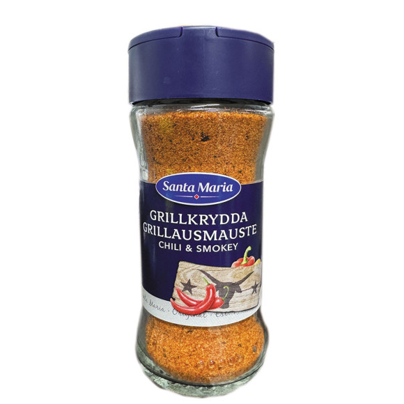 Santa Maria Grillkrydda Chili & Smokey / Especias Picantes y Ahumado para la Parrilla 81g Santa Maria Grillkrydda Chili & Smokey / Especias Picantes y Ahumado para la Parrilla 81g
