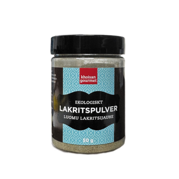 Khoisan Gourmet Ekologiskt Lakritspulver/ Polvo de Regaliz 50g Khoisan Gourmet Ekologiskt Lakritspulver/ Polvo de Regaliz 50g