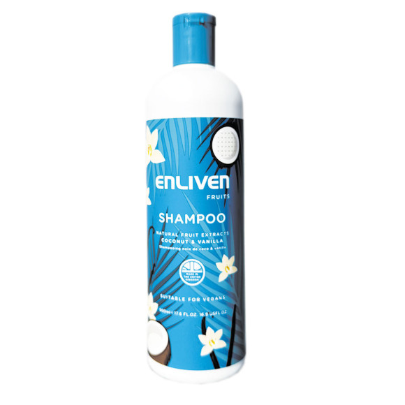 Enliven Shampoo Coconut & Vanilla / Champú de Coco y Vainilla 500ml Enliven Shampoo Coconut & Vanilla / Champú de Coco y Vainilla 500ml