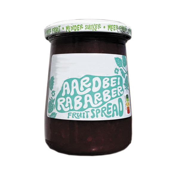 CostaBlanca Aardbei Rabarber Fruit Spread / Mermelada Fresa y Ruibarbo 335g