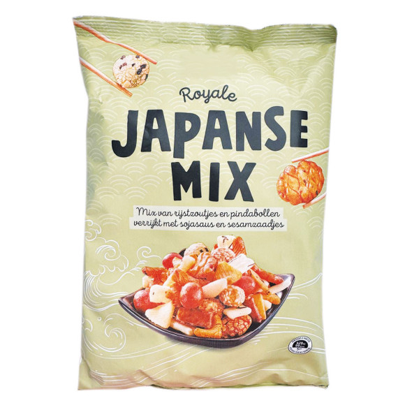 CostaBlanca Borrelmix Japansestijl / Japanese Rice Crackers and Peanuts 275g CostaBlanca Borrelmix Japansestijl / Japanese Rice Crackers and Peanuts 275g