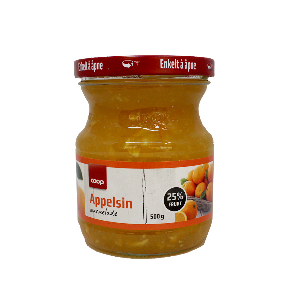 Coop Appelsin Marmelade 500g/ Orange Jam