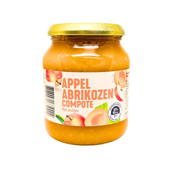 CostaBlanca Appel Abrikozen Compote Met Stukjes / Compota con Trozos de Manzana y Albaricoque 360g