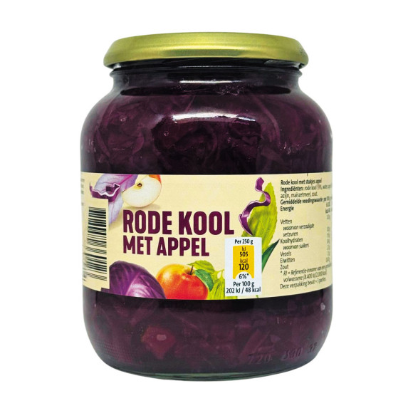 CostaBlanca Rodekool met Appel 680g/ Red Cabbage with Apple