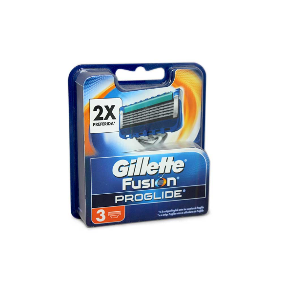 Gillette Fusion Proglide Recambios x3 Gillette Fusion Proglide Recambios x3