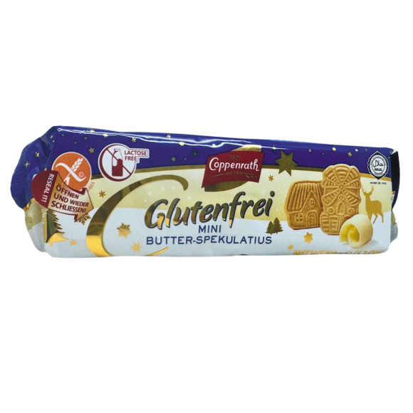 Coppenrath Mini Spekulatius Butter Glutenfrei/ Mini Galletas de Mantequilla Sin Gluten 150g