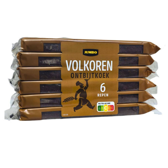CostaBlanca Volkoren Ontbijtkoek Gesneden/ Bizcocho Integral de Especias 6X58g