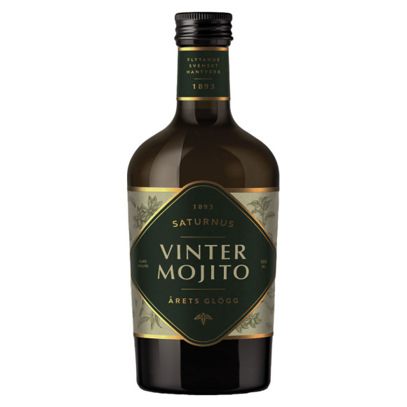 Saturnus Vinter Mojito Glögg Alkoholfri/ Ponche Sueco de Navidad Sin Alcohol 50cl