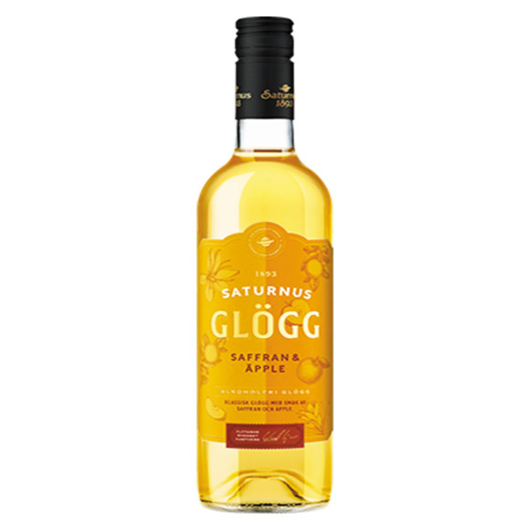 Saturnus Alkoholfri Glögg Saffran & Äpple / Vino Caliente Sabor Manzan y Azafrán 500ml