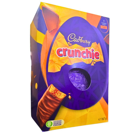 Cadbury Crunchie 1 Large Egg + 1 Bar 167g