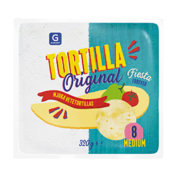Garant Tortilla Original x8/ Tortillas Medianas 320g