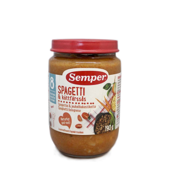 Semper Spagetti & Köttfärssås / Spaghettis with Sauce 190g
