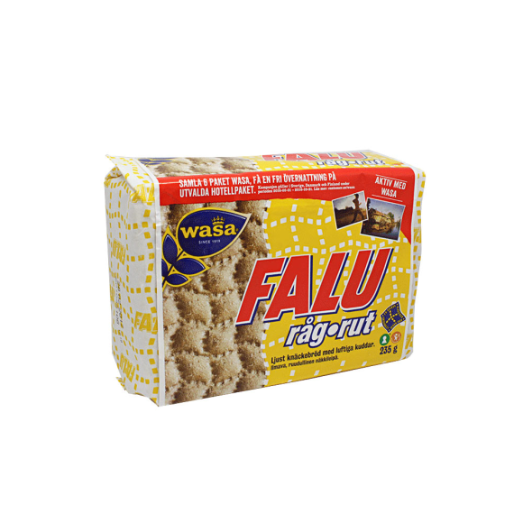 Wasa Falu Råg-Rut / Pan con Harina de Centeno integral 235g Wasa Falu Råg-Rut / Pan con Harina de Centeno integral 235g