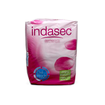 Indasec Dermoseda Mini Compresas / Sanitary Towels x20