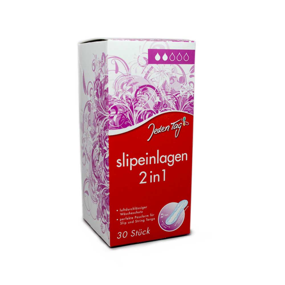 Jeden Tag Slipeinlagen 2in1 / Panty Liners x30 Jeden Tag Slipeinlagen 2in1 / Panty Liners x30