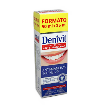 Dentivit Dentífrico Antimanchas Intensivo / Toothpaste 50ml+25