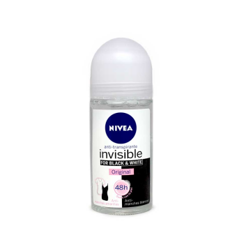 Nivea Invisible Black&White Roll-On Desodorante 200ml/ Deodorant