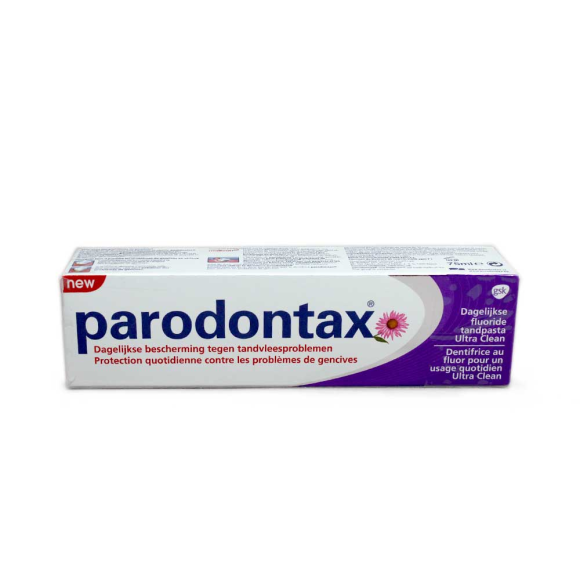 Parodontax Dagelijkse Fluoride Tandpasta Ultra Clean / Fluoride Toothpaste 75ml Parodontax Dagelijkse Fluoride Tandpasta Ultra Clean / Fluoride Toothpaste 75ml