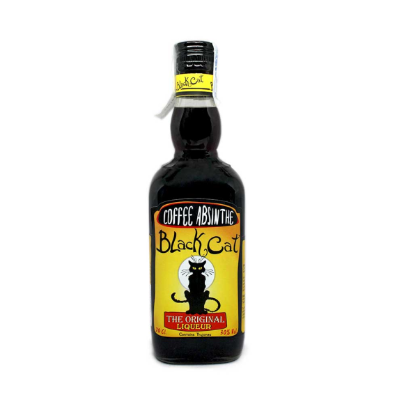 The Black Cat Absinthe Coffee Liqueur 30% 70cl The Black Cat Absinthe Coffee Liqueur 30% 70cl