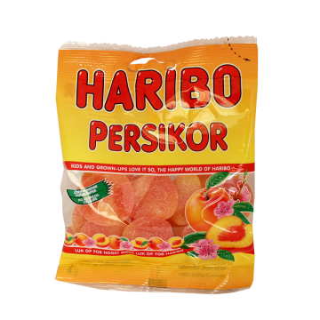 Haribo Happy Peaches / Peach Sweeties 80g