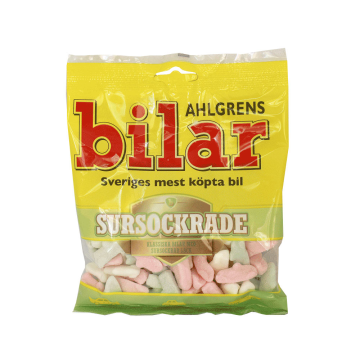 Bilar Ahlgrens Sursockrade / Sweet and Sour Candies 100g