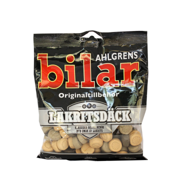 Bilar Ahlgrens Lakritsdäck / Liquorice Sweeties 130g