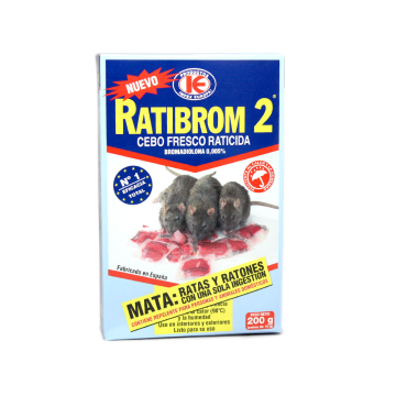 Ratibrom 2 Cebo Fresco Raticida 200g/ Raticide