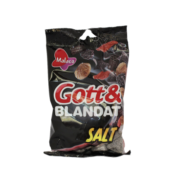 Malaco Gott&Blandat Salt 150g/ Salted Liquorice Candies