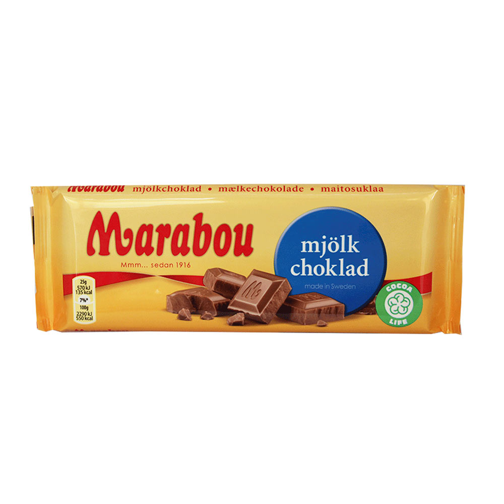 Marabou Mjölkchoklad / Chocolate con Leche 100g