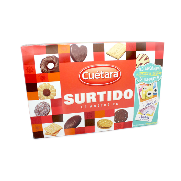 Cuétara Surtido Galletas El Auténtico / Assorted Biscuits 210g Cuétara Surtido Galletas El Auténtico / Assorted Biscuits 210g