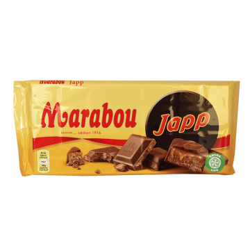 Marabou Japp / Chocolate con Leche y Caramelo 185g