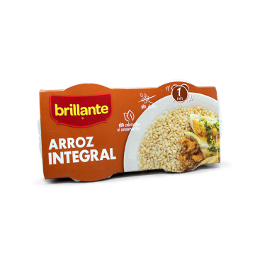 Brillante 1minuto Arroz Integral / Whole Grain Rice 2x125g