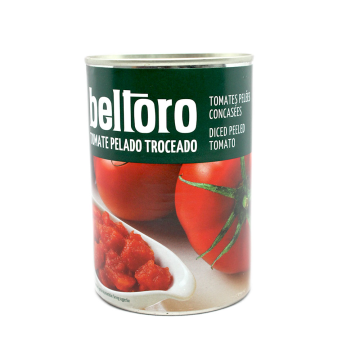 Beltoro Tomate Pelado Troceado / Diced Tomatoes 390g